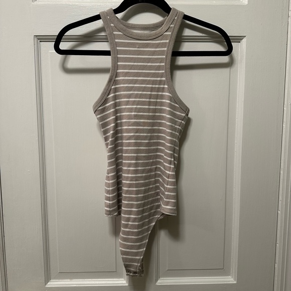 Abercrombie & Fitch Tops - Abercrombie‎ & Fitch Striped Tank Bodysuit